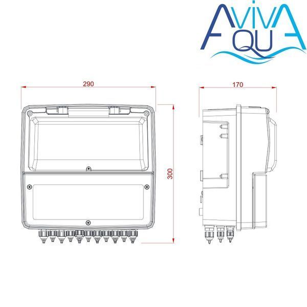 Станція контролю якості води Aquaviva K800 Kontrol pH-Rx-Cl-t&deg; 3945 фото