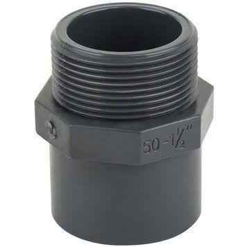 Муфта ПВХ Kripsol MR30 40.C редукционная, с наружной резьбой d32-40х1-1/4" | Palau Premium 🟦 Все для будівництва та експлуатації басейнів 🏊🌊