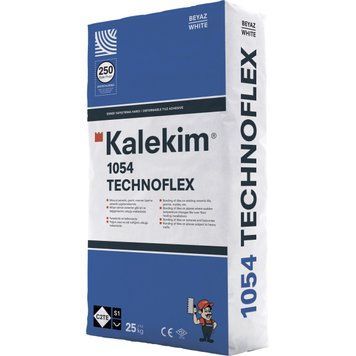 Високоеластичний клей для плитки Kalekim Technoflex 1054, C2TE S1 (25 кг) | Palau Premium 🟦 Все для будівництва та експлуатації басейнів 🏊🌊