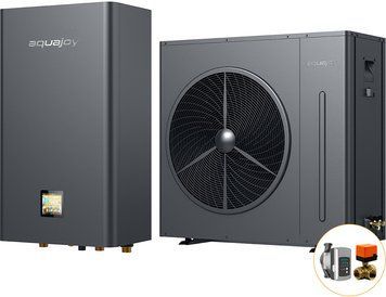 Инверторный тепловой насос для дома Aquajoy Plus 13 (12.60 кВт), циркуляционный насос + трехходовой клапан | Palau Premium 🟦 Все для будівництва та експлуатації басейнів 🏊🌊