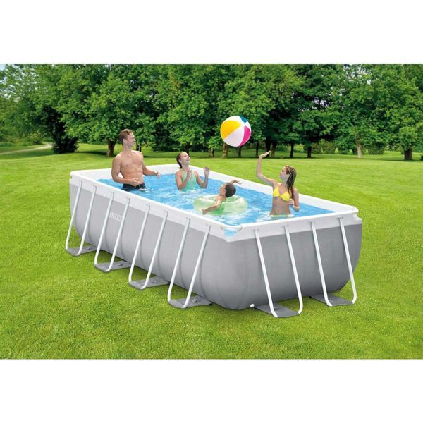 Каркасний басейн Intex 26788 (400х200х100 см) з картриджним фільтром та драбиною 18153 фото