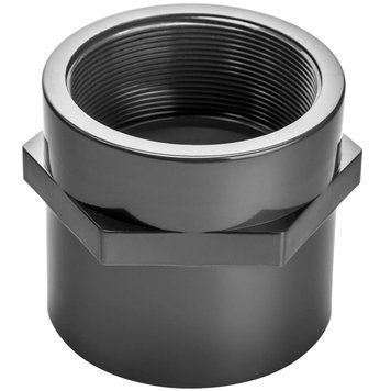 Муфта ПВХ Aquaviva из внутр. резьбой, d75х2-1/2" | Palau Premium 🟦 Все для будівництва та експлуатації басейнів 🏊🌊
