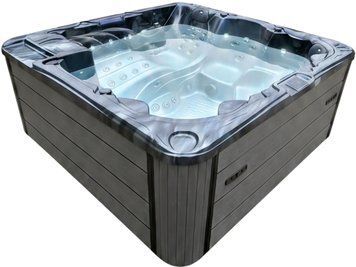 СПА-басейн Aquajoy Borneo (230х230х96 см), Темний опал | Palau Premium 🟦 Все для будівництва та експлуатації басейнів 🏊🌊