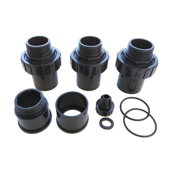 Кран шестиходовий Emaux MPV03 (1.5") боковий (88280811B) чорний 2942 фото