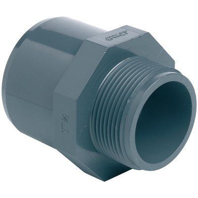 Муфта ПВХ Effast RGRAMG050E перехідна, із зовнішньою різьбою d50x63x1-1/4" 5625 фото