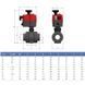 Кран кульовий з електроприводом Effast d75 мм PTFE/EPDM BDREBK1YA0750 6735 фото 2