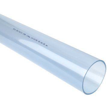 Труба прозрачная ПВХ (PVC-U) напорная клеевая Lareter PN16 d20 мм | Palau Premium 🟦 Все для будівництва та експлуатації басейнів 🏊🌊